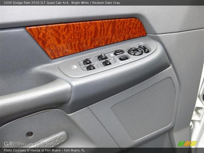 Bright White / Medium Slate Gray 2006 Dodge Ram 3500 SLT Quad Cab 4x4