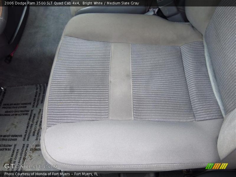 Bright White / Medium Slate Gray 2006 Dodge Ram 3500 SLT Quad Cab 4x4