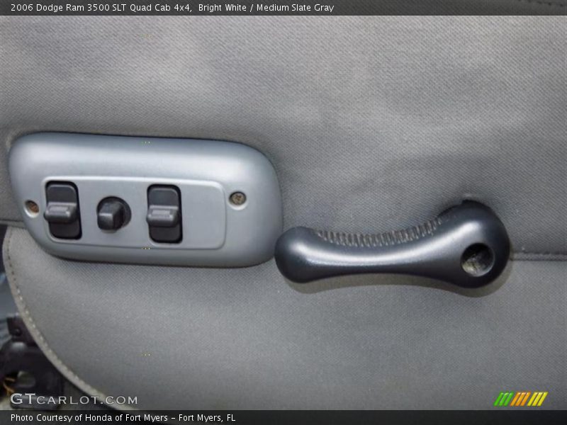 Bright White / Medium Slate Gray 2006 Dodge Ram 3500 SLT Quad Cab 4x4