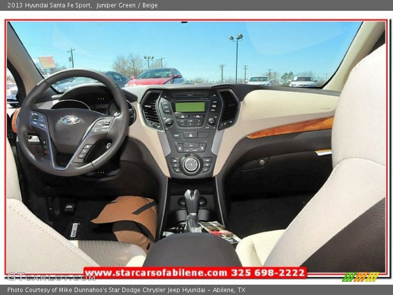 Juniper Green / Beige 2013 Hyundai Santa Fe Sport