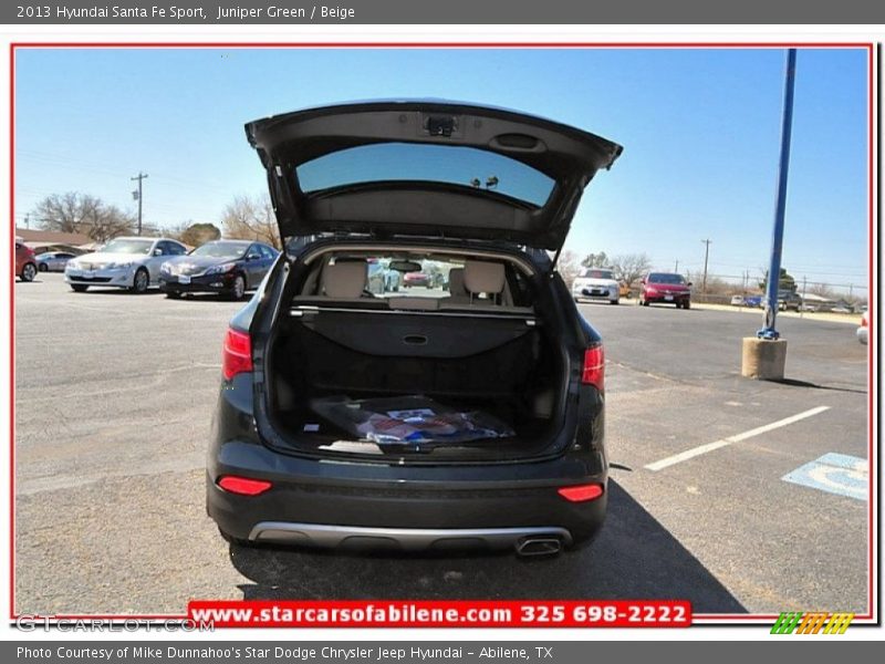 Juniper Green / Beige 2013 Hyundai Santa Fe Sport