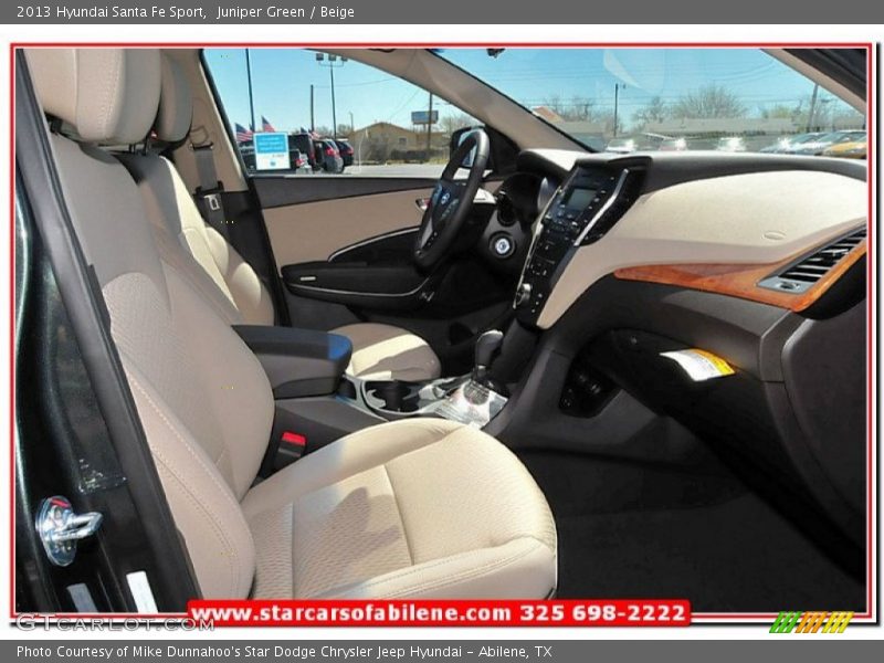 Juniper Green / Beige 2013 Hyundai Santa Fe Sport
