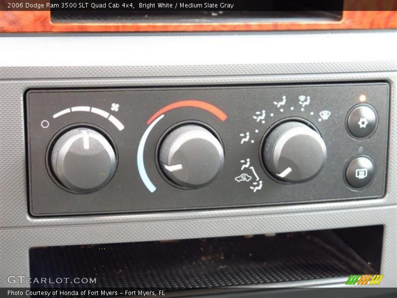 Bright White / Medium Slate Gray 2006 Dodge Ram 3500 SLT Quad Cab 4x4