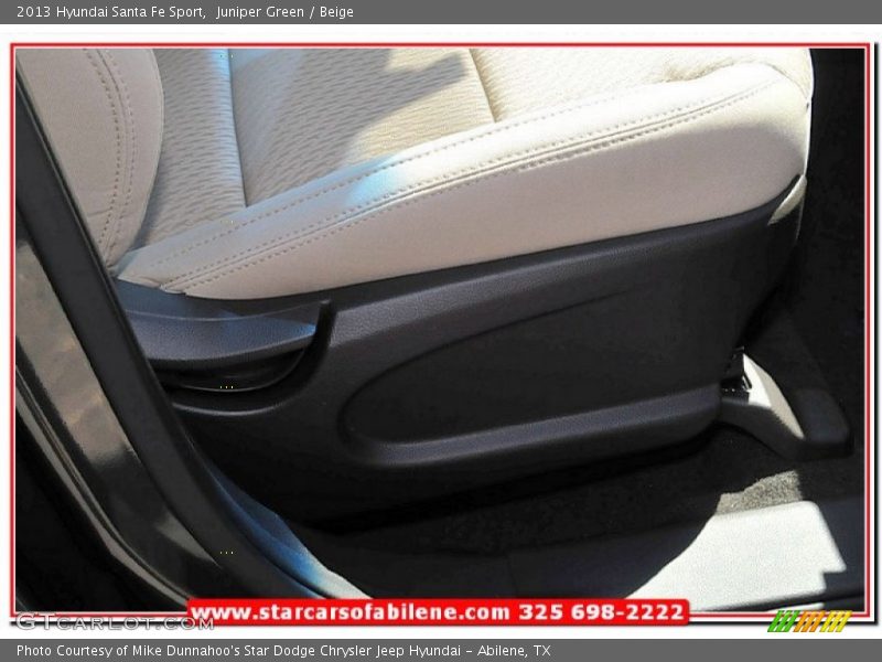 Juniper Green / Beige 2013 Hyundai Santa Fe Sport