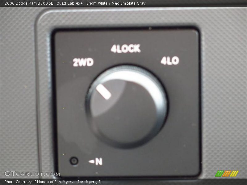 Bright White / Medium Slate Gray 2006 Dodge Ram 3500 SLT Quad Cab 4x4