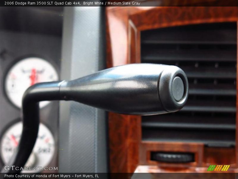 Bright White / Medium Slate Gray 2006 Dodge Ram 3500 SLT Quad Cab 4x4