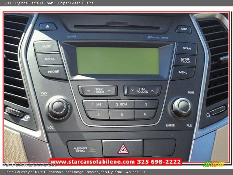 Juniper Green / Beige 2013 Hyundai Santa Fe Sport