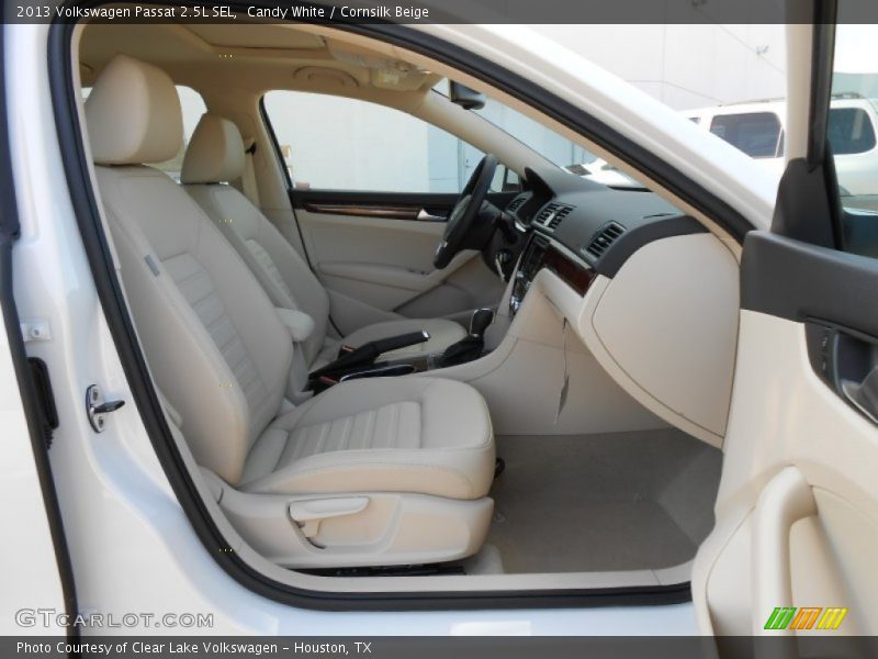 Front Seat of 2013 Passat 2.5L SEL
