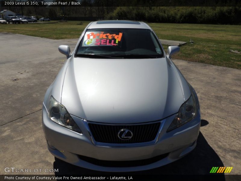 Tungsten Pearl / Black 2009 Lexus IS 350
