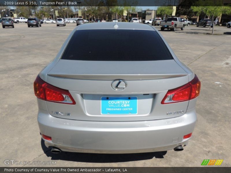 Tungsten Pearl / Black 2009 Lexus IS 350