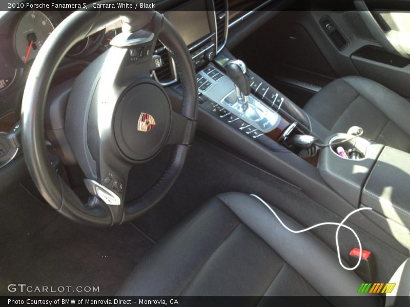 Carrara White / Black 2010 Porsche Panamera S