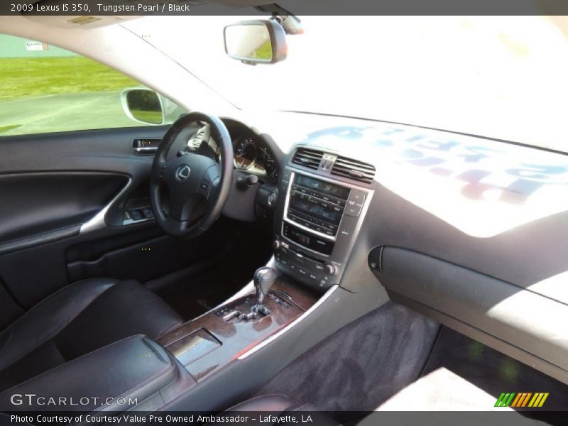 Tungsten Pearl / Black 2009 Lexus IS 350