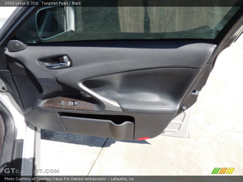 Tungsten Pearl / Black 2009 Lexus IS 350