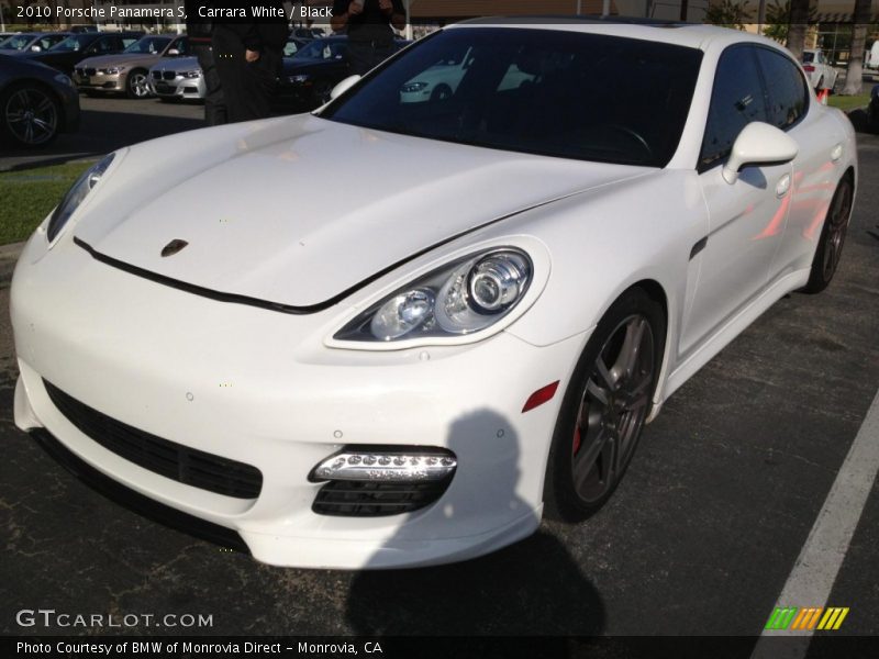 Carrara White / Black 2010 Porsche Panamera S