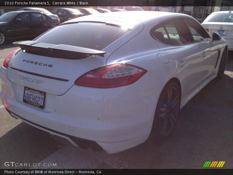 Carrara White / Black 2010 Porsche Panamera S