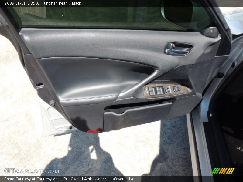 Tungsten Pearl / Black 2009 Lexus IS 350