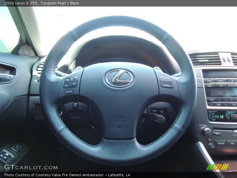 Tungsten Pearl / Black 2009 Lexus IS 350