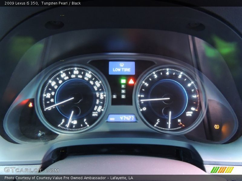 Tungsten Pearl / Black 2009 Lexus IS 350