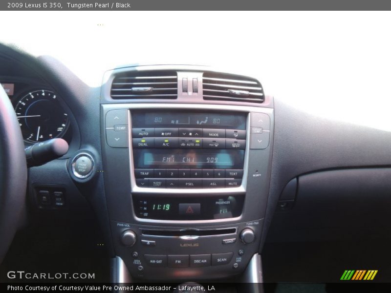 Tungsten Pearl / Black 2009 Lexus IS 350