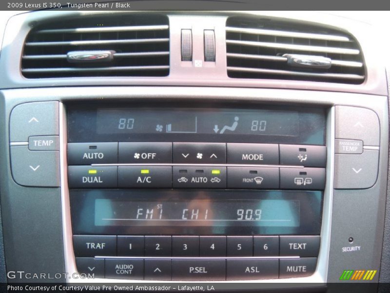 Tungsten Pearl / Black 2009 Lexus IS 350