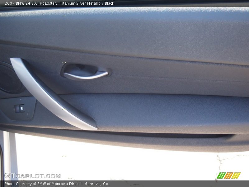 Titanium Silver Metallic / Black 2007 BMW Z4 3.0i Roadster