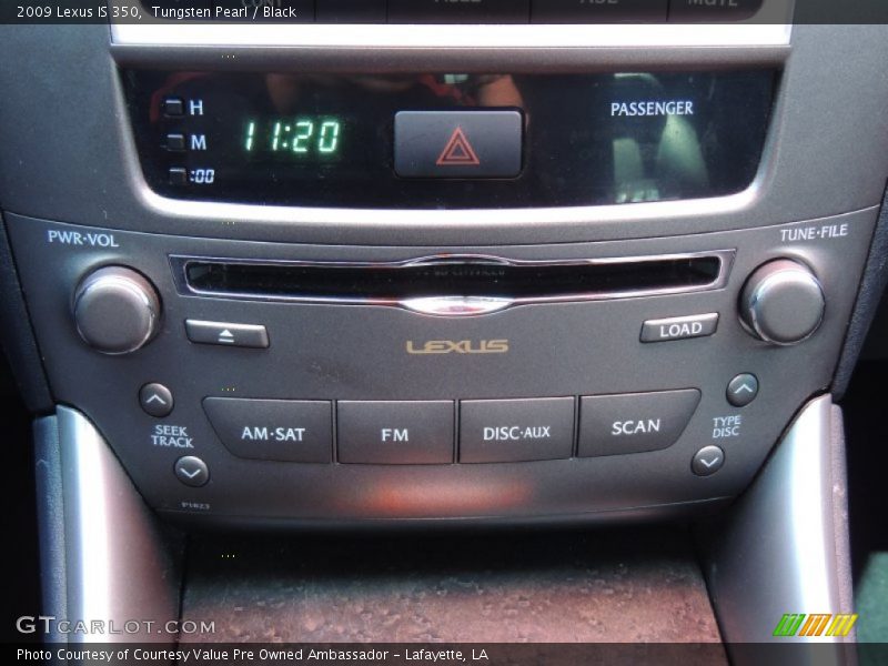 Tungsten Pearl / Black 2009 Lexus IS 350
