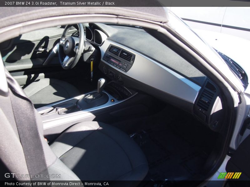 Titanium Silver Metallic / Black 2007 BMW Z4 3.0i Roadster