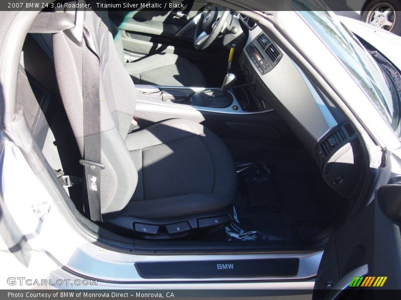 Titanium Silver Metallic / Black 2007 BMW Z4 3.0i Roadster
