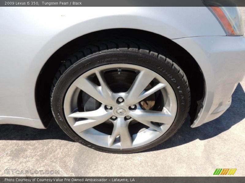 Tungsten Pearl / Black 2009 Lexus IS 350