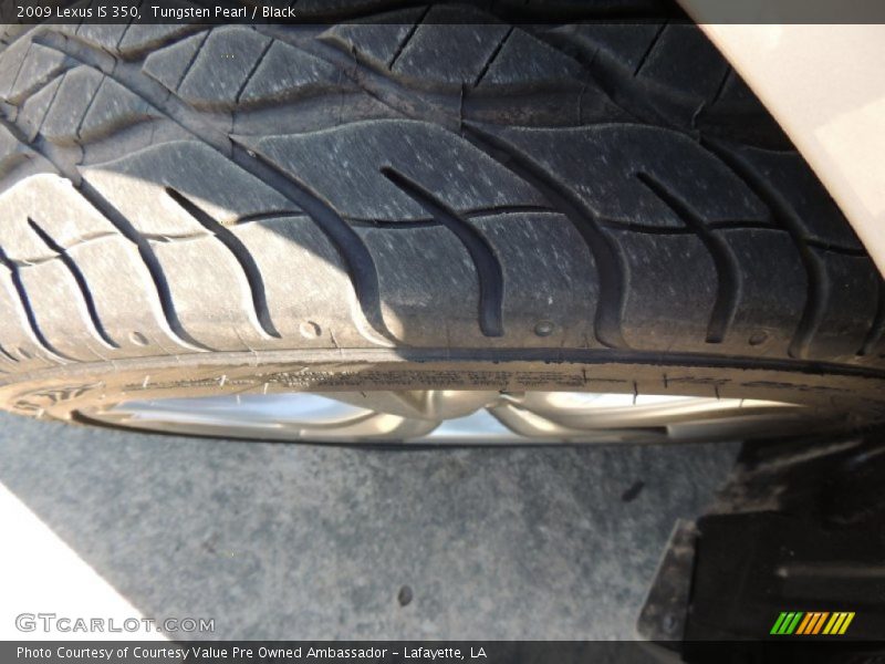 Tungsten Pearl / Black 2009 Lexus IS 350