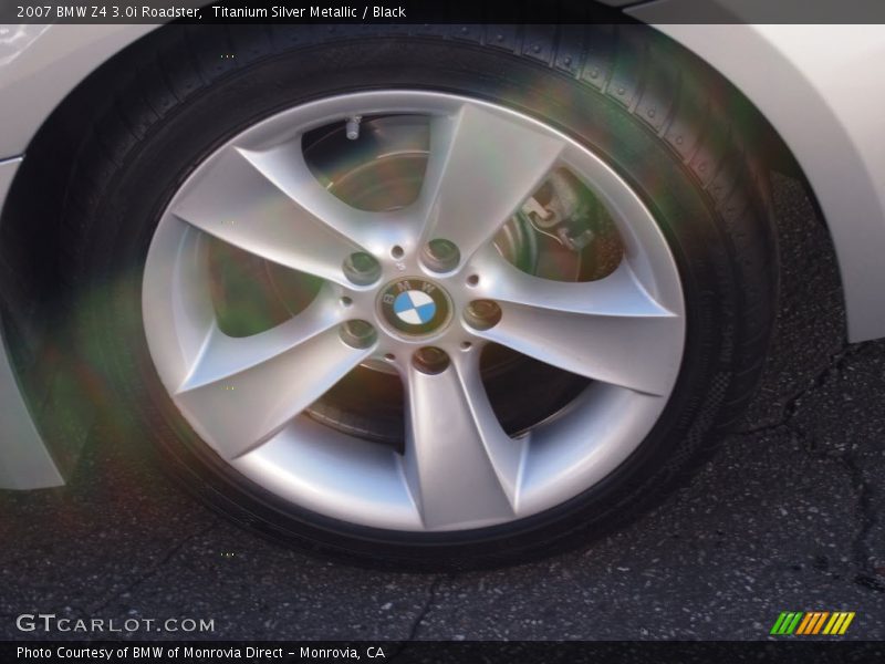 Titanium Silver Metallic / Black 2007 BMW Z4 3.0i Roadster