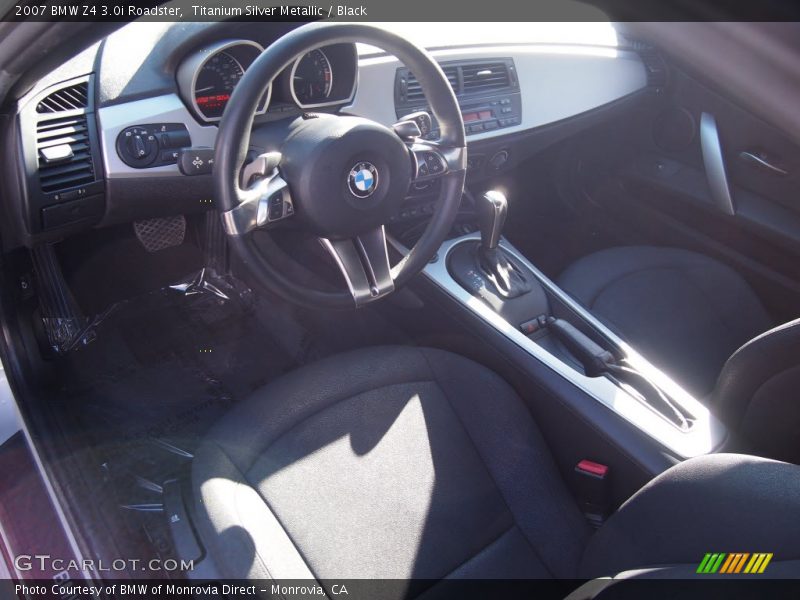 Titanium Silver Metallic / Black 2007 BMW Z4 3.0i Roadster