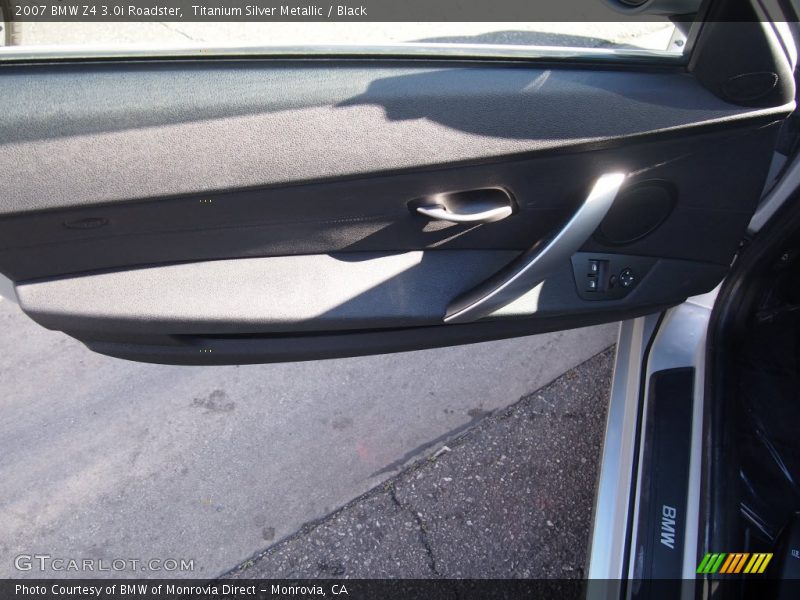 Titanium Silver Metallic / Black 2007 BMW Z4 3.0i Roadster