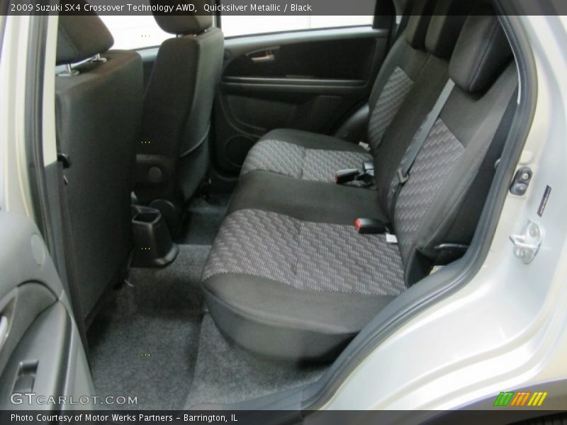 Quicksilver Metallic / Black 2009 Suzuki SX4 Crossover Technology AWD
