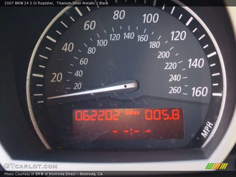 Titanium Silver Metallic / Black 2007 BMW Z4 3.0i Roadster
