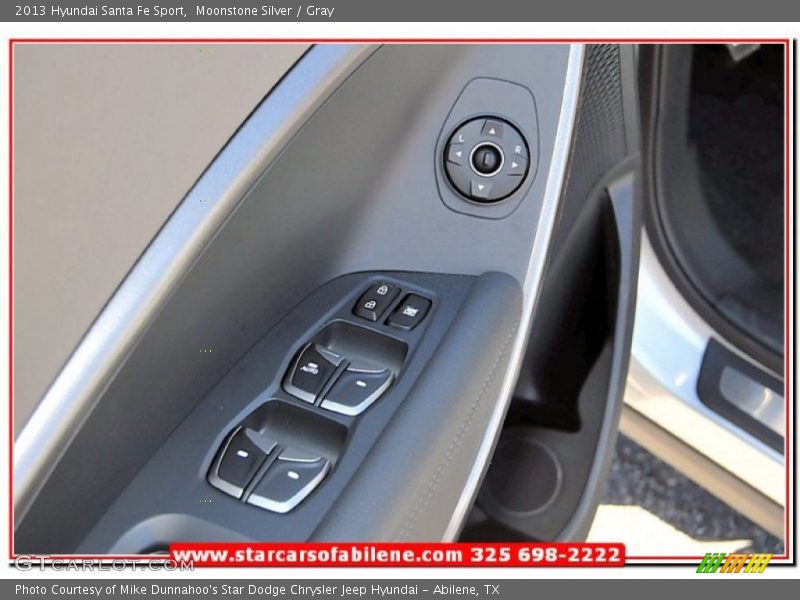 Moonstone Silver / Gray 2013 Hyundai Santa Fe Sport