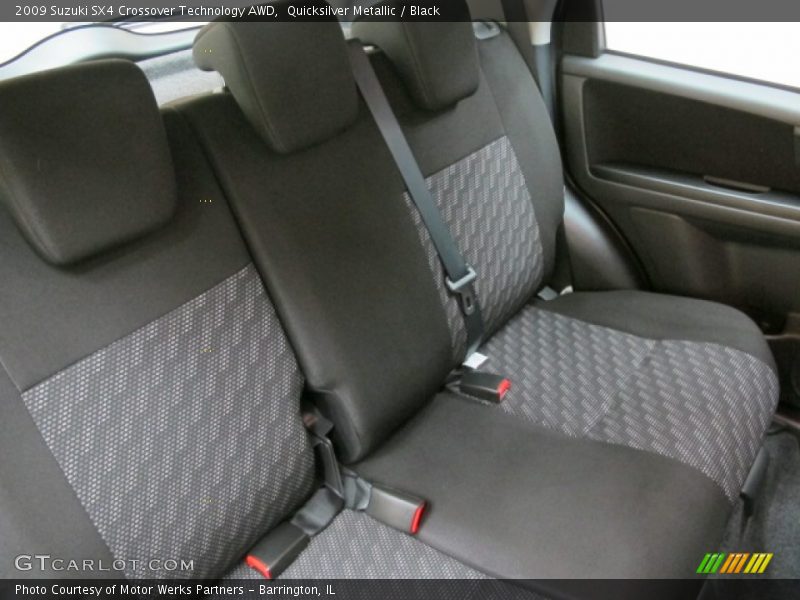 Quicksilver Metallic / Black 2009 Suzuki SX4 Crossover Technology AWD