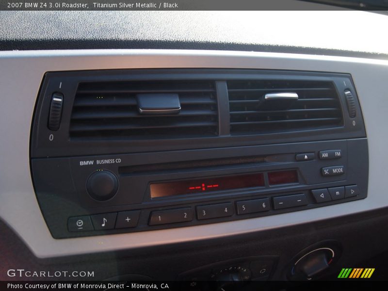 Controls of 2007 Z4 3.0i Roadster