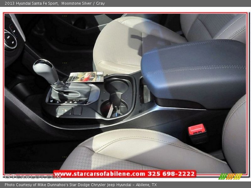 Moonstone Silver / Gray 2013 Hyundai Santa Fe Sport