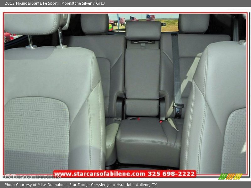 Moonstone Silver / Gray 2013 Hyundai Santa Fe Sport