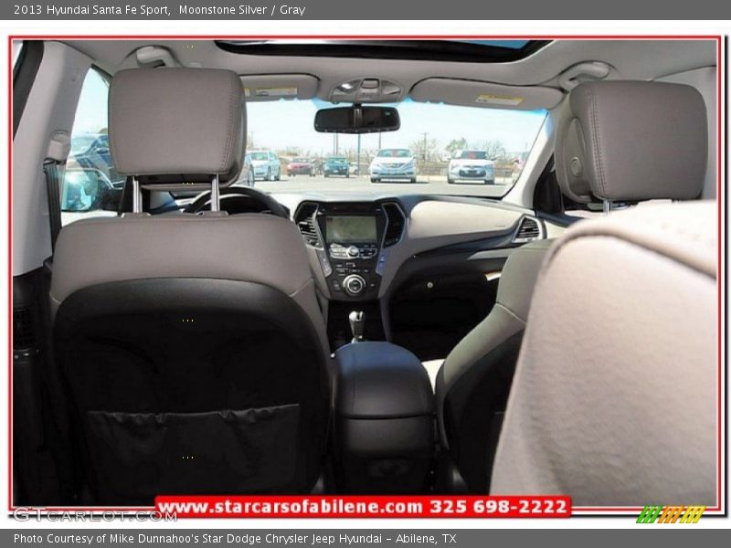 Moonstone Silver / Gray 2013 Hyundai Santa Fe Sport