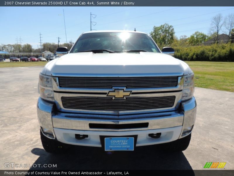 Summit White / Ebony 2007 Chevrolet Silverado 2500HD LT Crew Cab 4x4