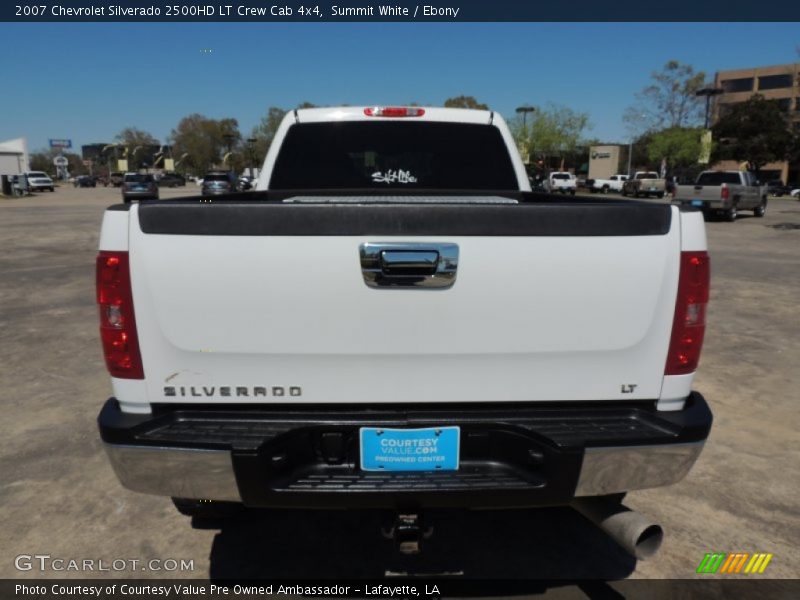Summit White / Ebony 2007 Chevrolet Silverado 2500HD LT Crew Cab 4x4