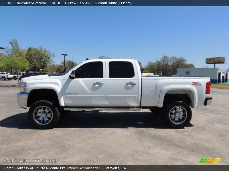 Summit White / Ebony 2007 Chevrolet Silverado 2500HD LT Crew Cab 4x4