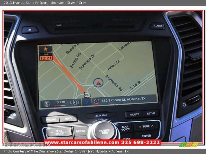 Moonstone Silver / Gray 2013 Hyundai Santa Fe Sport