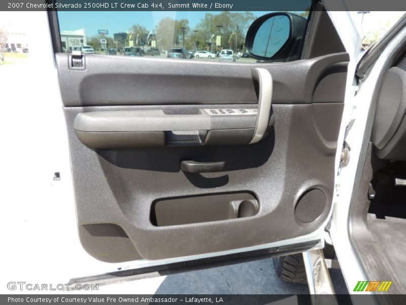 Summit White / Ebony 2007 Chevrolet Silverado 2500HD LT Crew Cab 4x4