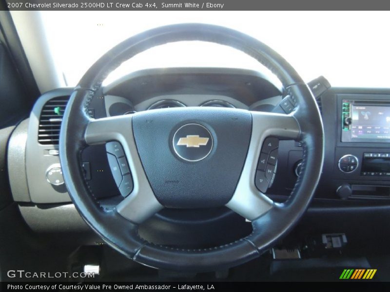 Summit White / Ebony 2007 Chevrolet Silverado 2500HD LT Crew Cab 4x4