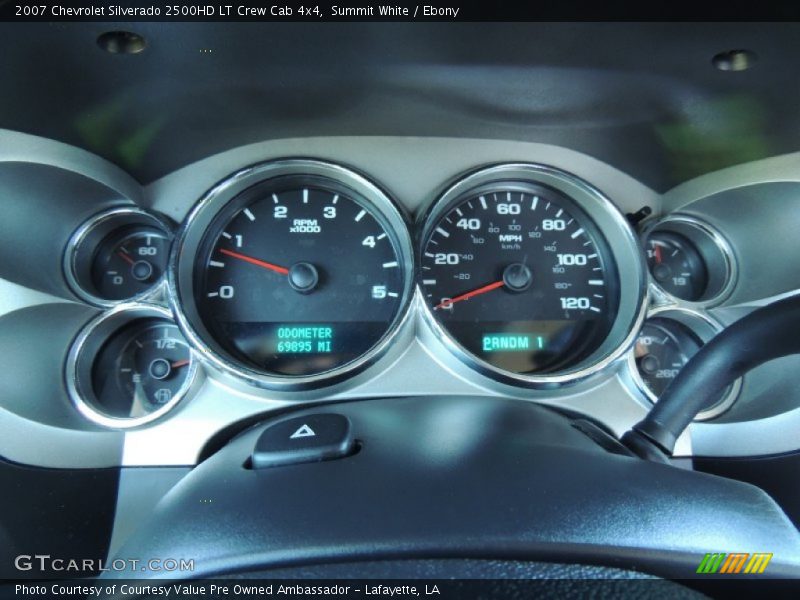 Summit White / Ebony 2007 Chevrolet Silverado 2500HD LT Crew Cab 4x4