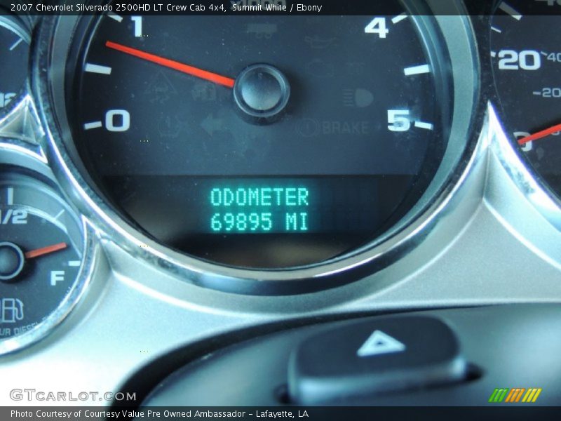 Summit White / Ebony 2007 Chevrolet Silverado 2500HD LT Crew Cab 4x4