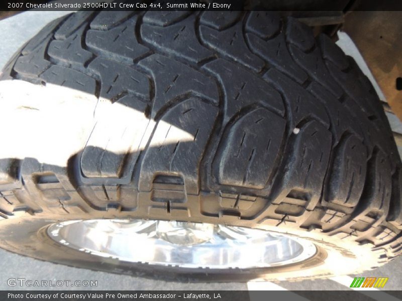 Summit White / Ebony 2007 Chevrolet Silverado 2500HD LT Crew Cab 4x4